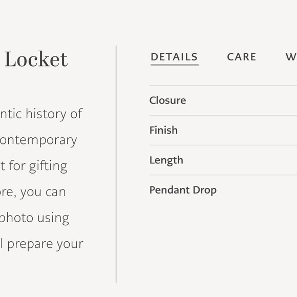 Brighton Heart Locket Necklace with photos - Picture 3 of 9